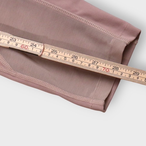 Gymshark Womens Dust Pink High Waist Pull On Training 28" Leggings Size Large - Picture 5 of 7